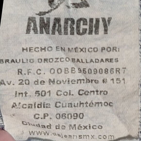 Denim Jean Jacket Mexico Lindo Y Querido Hand Painted Distressed Studs $229 - Picture 8 of 12